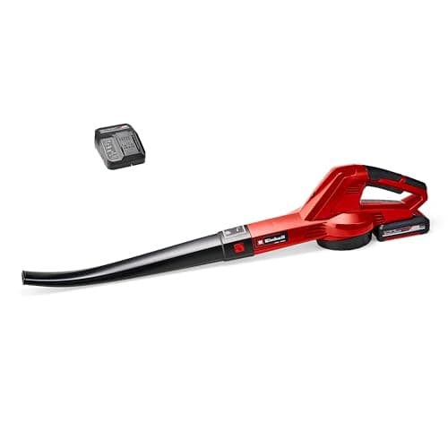 Image of Einhell Cordless leaf blower GE-CL 18 Li E Kit Power X-Change (li-ion, Softgrip, el. speed control, incl. 18V 2.0Ah rechargeable battery & high speed charger)