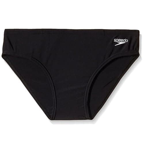 Image of Speedo Men's Eco Endurance+ 7cm Swimming Briefs| Chlorine Resistant | Recycled Fabric | Swim Fitness | Training Swimwear Black