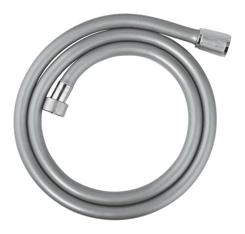 Image of GROHE VitalioFlex Trend - Smooth Shower Hose 1.25 m (Tensile Strength 50 kg, Pressure Resistance Up to 5 Bar, Heat Resistance 70°C, Universal Connection G 1/2'' x 1/2''), Chrome, 22114000