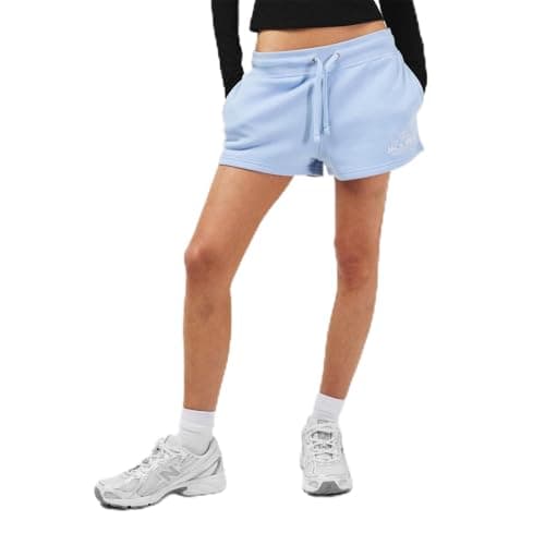 Image of Jack Wills Womens Bea Logo Sweat Shorts Soft Blue 16
