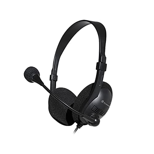 Image of Dynamode DH-440-USB Over The Head Stereo Headset with Microphone Clear Calls, For Skype, Zoom Gaming, Call Center Office, Ultra-Comfort, Premium Sound, Lightweight Headband- Black