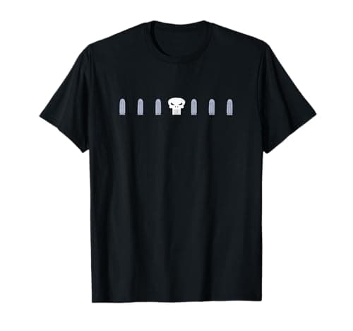 Image of Marvel Punisher Skull Logo Frank Castle T-Shirt