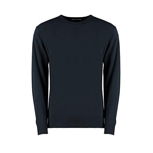 Image of Kustom Kit Mens Regular Fit Arundel Crew Neck Sweater (L) (Navy)