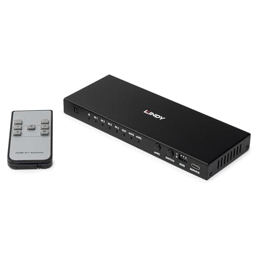 Image of Lindy 38386 4-Port 8K60 HDMI Switch with eARC