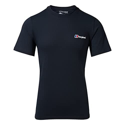 Image of Berghaus Men's Organic Classic Logo T-Shirt, Black, S