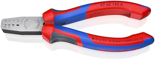 Image of KNIPEX Crimping Pliers for Wire Ferrules with Comfort Handles 145 mm, 97 62 145 A