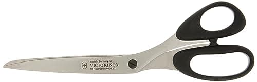 Image of Victorinox Household and Professional Scissors, Extra Sharp Blade, 23 cm, Robust Plastic Handle, Stainless Steel, Black