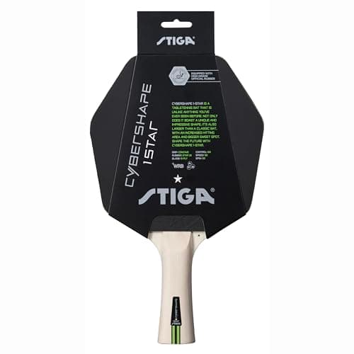 Image of STIGA Cybershape 1-Star Table Tennis Bat - Optimal Control and Unique Shape