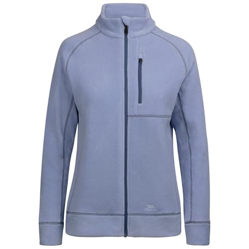 Image of Trespass Womens Fleece Jacket Script - Ladies Warm Full Zip Jumper with Zip Chest Pocket, Microfleece Ladies Sweater Casual Long Sleeve, Outdoor Fleece Airtrap 220GSM