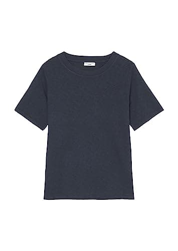 Image of Marc OߴPolo Denim Women's Organic Cotton T-Shirt with Round Neck, Blue (Navy Teal), XXL