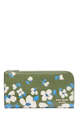 Image of kate spade new york Devin Zip Around Continental Wallet, Floral Cedar Stand
