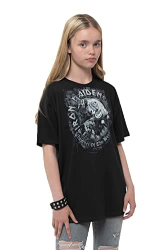 Image of Iron Maiden Kids T Shirt Number of The Beast Official Black Ages 5-14 yrs M