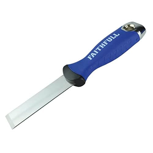 Image of Faithfull FAISGSK25ME Soft-Grip Stripping Knife 25mm