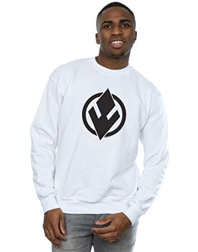 Image of Absolute Cult Star Wars The Rise Of Skywalker Sith Logo Men's Sweatshirt White Large