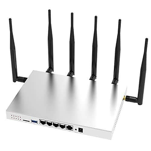 Image of ZBTlink 4G LTE Router with SIM Card Slot, AC1200 Dual Band WiFi,150Mbps Cat4, All Gigabit Ports, USB 3.0, 6x 5dBi Antennas,Unlocked Mobile Broadband Router for Home Office