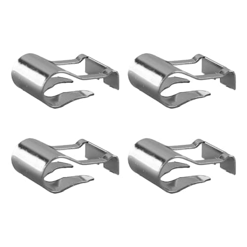 Image of GroveEss 4PCS Universal Windscreen Wiper Clips,Metal Wiper Linkage Motor Repair Clip Kit,Wiper Linkage Clips for Car Wiper Motor Linkage Rods Arms Popping Off Fixing