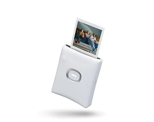 Image of INSTAX insax SQUARE film format Link smartphone photo printer, Bluetooth connection, photo editing App with 30+ templates, suitable for iOS/Andriod smartphones, Ash White finish