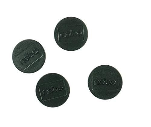 Image of Nobo Magnetic Whiteboard Magnets, 38 mm, Pack of 4, 1901630, Coloured