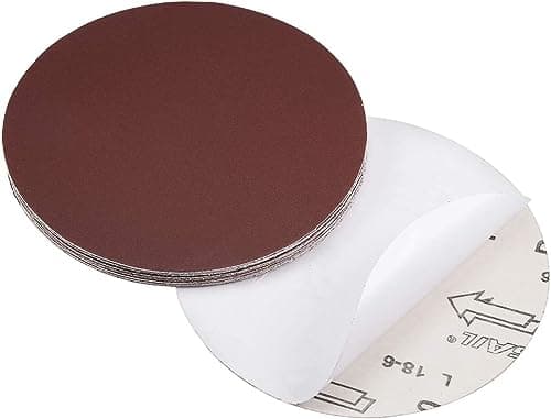 Image of TA-VIGOR 20Pcs 150mm PSA Sanding Discs, 240 Grit 6 Inch Self Adhesive Stickyback Sandpaper Discs, Aluminum Oxide Sandpaper for DA Sander, Sand Automotive Car Paint, Wood, Metal