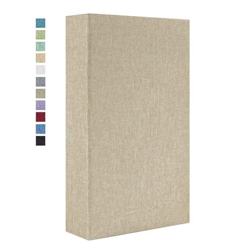 Image of Vienrose Linen Photo Albums Slip in 6x4 300 Pockets Photobooks Black Page Large Capacity Picture Albums for Valentine Wedding Christmas Birthday