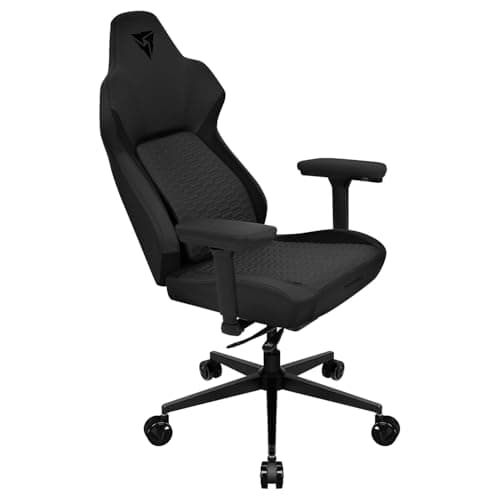 Image of ThunderX3 CORE Smart RACER Gaming Chair Black – Ergonomic Office Chair, Automatic Lumbar Support, Synchronised Mechanism, 3D Armrests, Faux Leather, for Users up to 125kg, 155-190cm