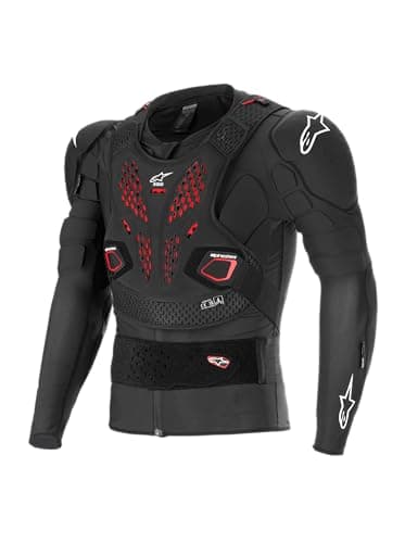 Image of Alpinestars - Bionic Pro V3 Plsma Protection Jacket Black/Red/White Lg (6500125-132- L)