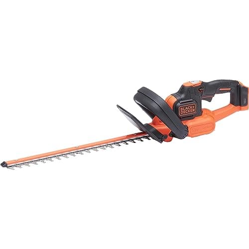 Image of BLACK+DECKER 18V Cordless 45cm Anti-Jam Hedge Trimmer - Bare Unit (Battery not Included)