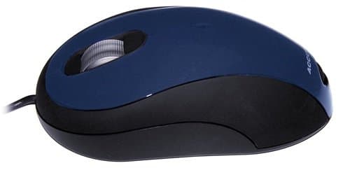 Image of Accuratus MOU-IMAGE-BLUE Optical USB 800dpi Mouse – Right (Right Handed, Optical Mouse, 800 dpi, USB)