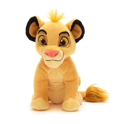 Image of Disney Store Official Simba Mini Bean Bag Plush, The Lion King, 18cm/7”, Small Cuddly Stuffed Toy Lion, Suitable for Ages 0+