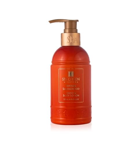 Image of SPA CEYLON Sensual Sandalwood Hand and Body Lotion | Deep Hydrating Body Moisturizer with Coconut, Almond & Rice Bran, Cooling & Invigorating | Suitable for All Skin Types