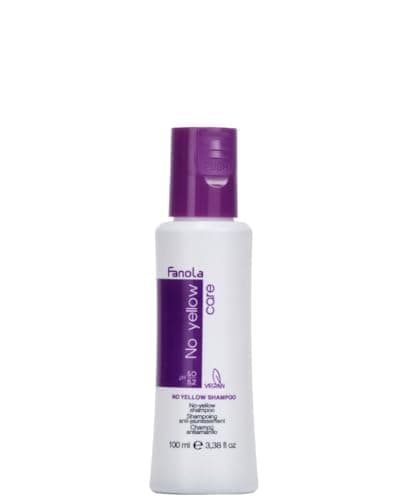 Image of Fanola No Yellow Shampoo, Anti-Yellow Shampoo for Healthy and Vital Blonde Hair, Neutralizes Yellow Tones with Toning Action for Pre-Lightened, Highlighted and Grey Hair, 100