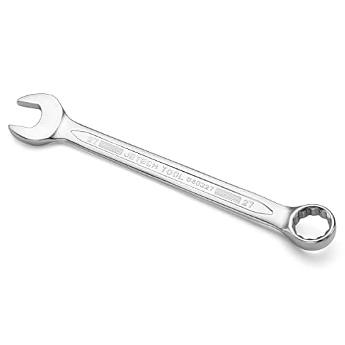 Image of Jetech 27mm Combination Spanner - Durable Cr-V Steel High Strength 12 Point Double Head Wrench in Sand Blasted Finish