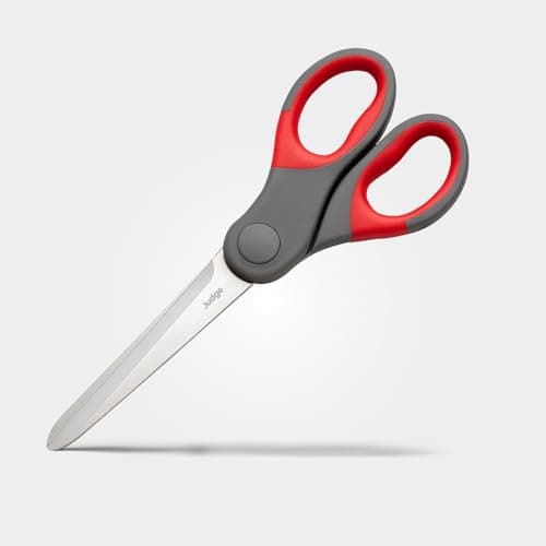 Image of Judge Kitchen Scissors, 16cm/6.5" All Purpose, Soft Grip Handle, Slicing & Trimming