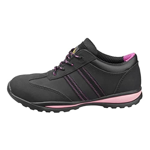 Image of Amblers Safety Female FS47 Safety Trainer, Black, Size UK 6