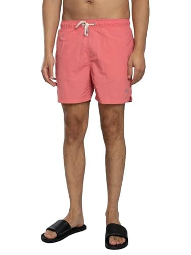 Image of GANT Men's Logo Swim Shorts, Rose Pink, L