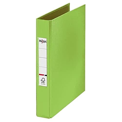 Image of Rexel A5 Ring Binder, Green, 25 mm 2 O-Ring Diameter, Choices, 2115561