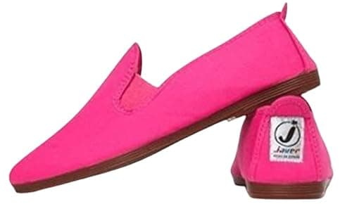 Image of FunkyFashion Unisex Womens Ladies Javer Flossy Espadrilles Plimsoll Flat Shoes Pumps