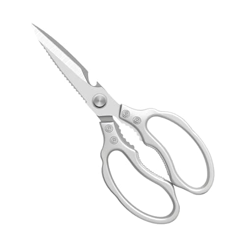 Image of SHUNCHG Kitchen Scissors Heavy Duty Dishwasher Safe Meat Scissors Stainless Steel Multi-Purpose Food Cooking Shears for Cutting Chicken, Fish, Vegetable