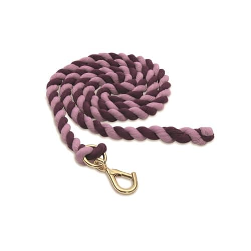 Image of Shires Two Tone Headcollar Rope Black/Teal