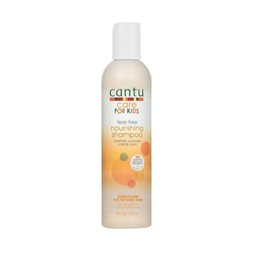 Image of Niginwigology Cantu Care for Kids Tear-Free Nourishing Shampoo, Gentle Sulfate-Free Cleanser for Curly & Coily Hair, Hydrating Formula with Shea Butter, 237ml