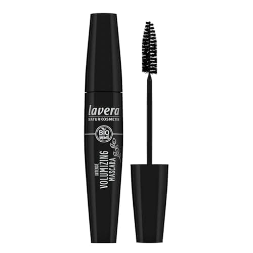 Image of lavera Intense Volumizing Mascara - mascara with organic jojoba oil & Plant-based keratin - for volume, curl & definition - natural make-up - natural cosmetics - vegan - organic (1 x 13 ml)