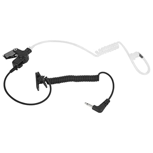Image of Pdflie 3.5mm Short Listen Only Ear Piece Walkie Talkie Shoulder Mic Headset Hand Mic Law Enforcement Earpiece for Motorola Baofeng Kenwood Retevis 2-Way Radio Speaker Microphone APX 8000 uv 5r rt21