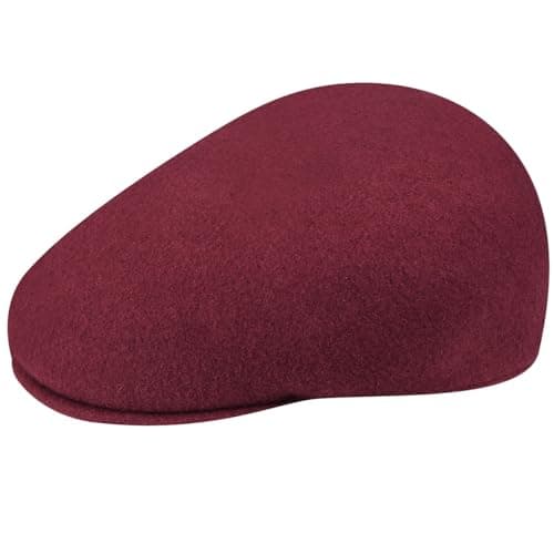 Image of Kangol 504 Flat Cap hat Men´s (L (58-59 cm) - Dark red)