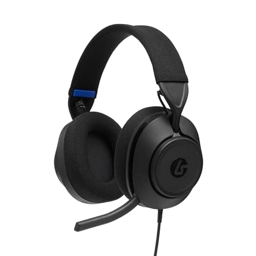 Image of LucidSound LS10P Gen 2 Wired Gaming Headset for PlayStation - Black, quick-access audio controls, designed for comfort, premium audio, flip-to-mute boom mic, PC compatible