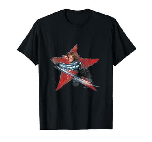Image of Marvel Avengers Bucky Barnes Winter Soldier T-Shirt