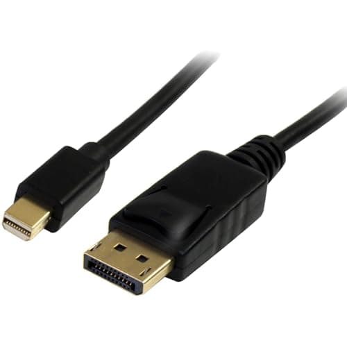 Image of StarTech.com MDP2DPMM1M 1 m Mini DisplayPort to DisplayPort 1.2 Adapter Cable M/M, DisplayPort 4k with HBR2 support, 1 m Mini DP to DP Cable