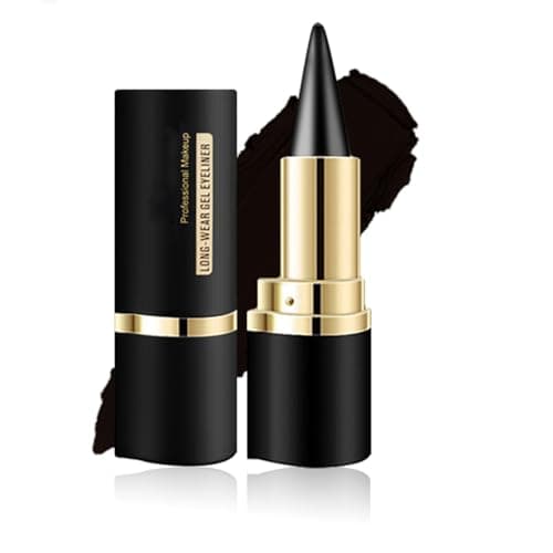 Image of Black Gel Eyeliner Pen - Waterproof & Smudge-Proof Cat Eye Liner for Smokey Eye - Long-Lasting