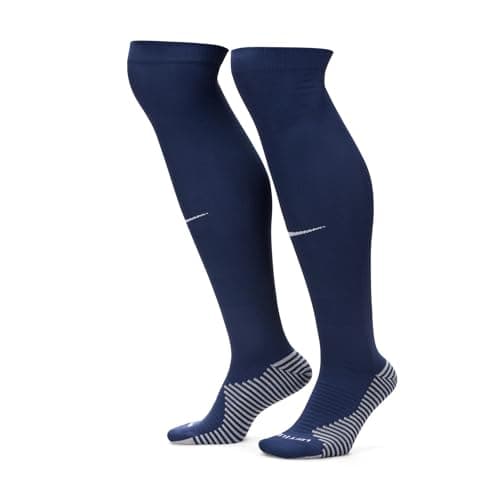 Image of Nike FQ8253-410 Strike Dri-FIT Socks Unisex MIDNIGHT NAVY/WHITE Size L