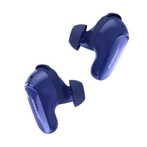 Image of Bose QuietComfort Ultra Bluetooth Earbuds (2nd Gen), Wireless Noise Cancelling earbuds, Up to 6 hours battery, IPX4 Rating, Immersive Audio, Deep Bass, Midnight Violet - Limited Edition