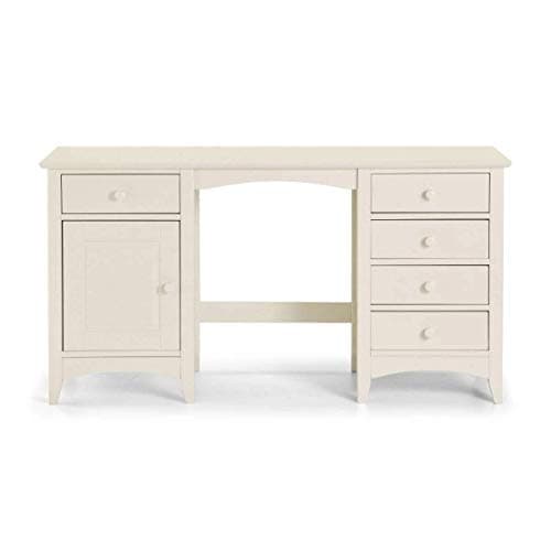 Image of Julian Bowen Cameo Dressing Table - Stone White Tables